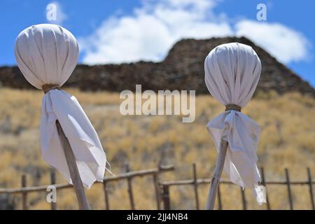 The scenic Pu'ukohola Heiau National Historic Site, Kawaihae HI Stock Photo