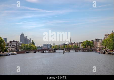 View From The Torontobrug Bridge At Amsterdam The Netherlands 18-7-2022 Stock Photo