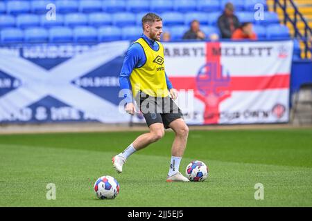 Oliver Turton #2 of Huddersfield Town during the pre-game warmup Stock Photo