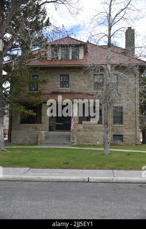 Yellowstone National Park. USA. 5/22/2022.  Lake Yellowstone Hotel. Many people think that the oldest lodge in Yellowstone is the Old Faithful Inn. Stock Photo