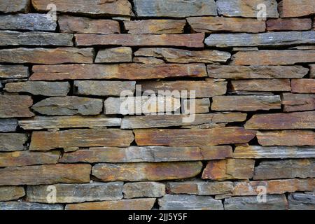 Full frame of stone wall Stock Photo
