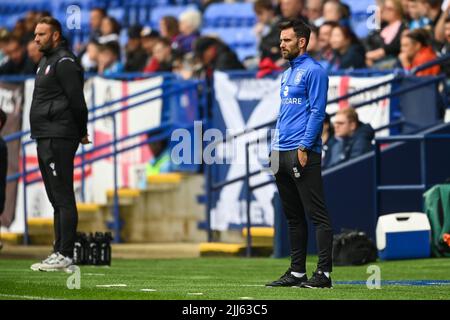 Danny Schofield manager of Huddersfield Town during the game in, on 7/23/2022. (Photo by Craig Thomas/News Images/Sipa USA) Credit: Sipa USA/Alamy Live News Stock Photo