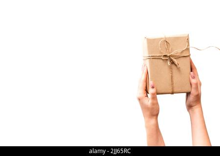 gift careful delivery presents shipping Stock Photo