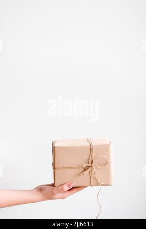 gift careful delivery presents shipping Stock Photo
