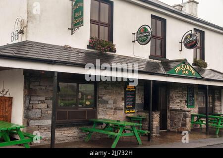 McGann's Pub in Doolin on the West coast of Ireland is a noted center of traditional Irish music. Stock Photo