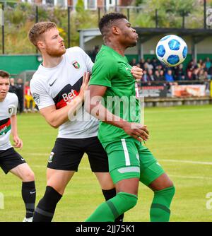 Dundela Vs Glentoran (Pre-Season Friendly) Wilgar Park, Belfast, 23/07/22 Stock Photo