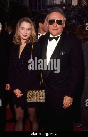 Dennis Hopper and Katherine LaNasa Circa 1990's Credit: Ralph Dominguez