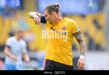 23 July 2022, Saxony, Dresden: Soccer: 3rd league, SG Dynamo Dresden - TSV  1860 Munich, Matchday 1, Stock Photo, Picture And Rights Managed Image.  Pic. PAH-220724-99-136742-DPAI