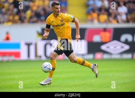 23 July 2022, Saxony, Dresden: Soccer: 3rd league, SG Dynamo Dresden - TSV  1860 Munich, Matchday 1, Stock Photo, Picture And Rights Managed Image.  Pic. PAH-220724-99-136742-DPAI