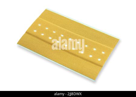 Plaster on white background close up Stock Photo