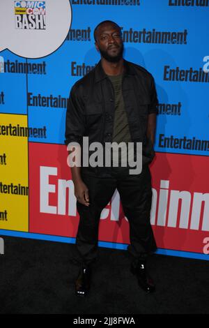 SAN DIEGO, CA - JULY 23: Aldis Hodge at the Entertainment Weekly Comic Con Bash in San Diego, California on July 23, 2022. Credit: Tony Forte/MediaPunch Stock Photo