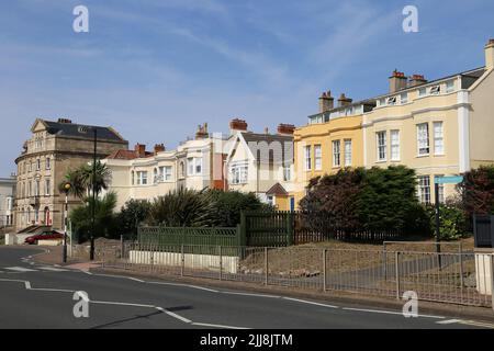 Esplanade, Burnham-on-Sea, Sedgemoor, Somerset, England, Great Britain, United Kingdom, UK, Europe Stock Photo