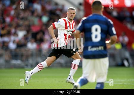EINDHOVEN - Philipp Max of PSV during the friendly match between PSV Eindhoven and Real Betis at the Phillips stadium on July 23, 2022 in Eindhoven, Netherlands. Stock Photo