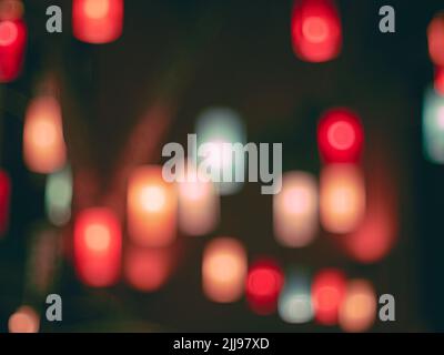 abstract blur bokeh on nature defocus nature art background Stock Photo