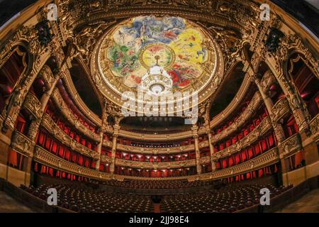 At the Paris opera , the Italian Theatre. Napoleon III with Empress Eugenie,  Victoria & Albert of England in loge / box - by Alophe 1855 Stock Photo -  Alamy