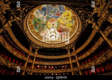 At the Paris opera , the Italian Theatre. Napoleon III with Empress Eugenie,  Victoria & Albert of England in loge / box - by Alophe 1855 Stock Photo -  Alamy