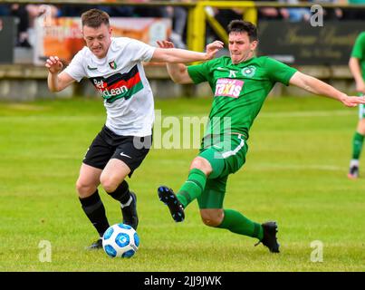 Dundela Vs Glentoran (Pre-Season Friendly) Wilgar Park, Belfast, 23/07/22 Stock Photo