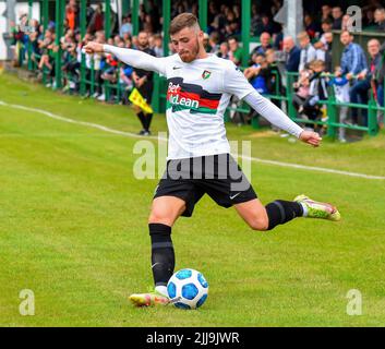 Dundela Vs Glentoran (Pre-Season Friendly) Wilgar Park, Belfast, 23/07/22 Stock Photo