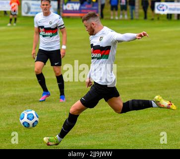 Dundela Vs Glentoran (Pre-Season Friendly) Wilgar Park, Belfast, 23/07/22 Stock Photo