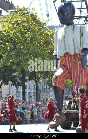 'royal de luxe', street theatre Stock Photo