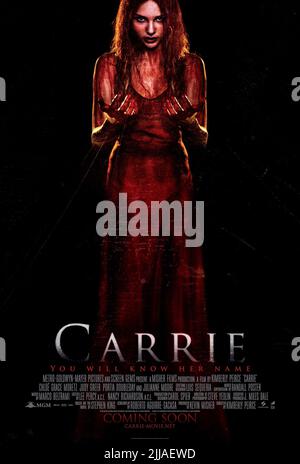 CHLOE GRACE MORETZ POSTER, CARRIE, 2013 Stock Photo