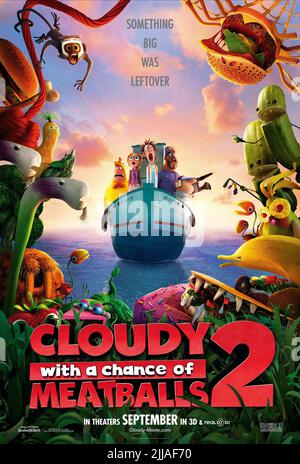 Cloudy chance meatballs poster movie hi-res stock photography and images -  Alamy