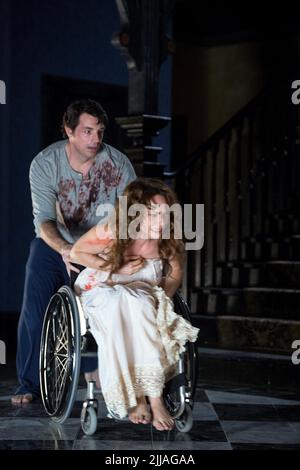 BRENNAN ELLIOTT, FIONA DOURIF, CURSE OF CHUCKY, 2013 Stock Photo