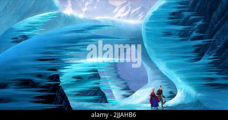 MOVIE POSTER, FROZEN, 2013 Stock Photo