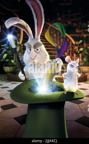 JACK RABBIT, MAGGIE MOUSE, THE HOUSE OF MAGIC, 2013 Stock Photo