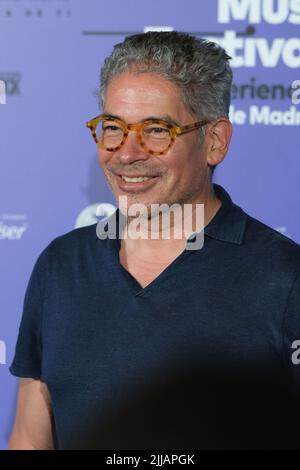 Madrid, Spain. 24th July, 2022. Boris Izaguirre during the photocall of the Zaz concert at the Teatro Real in Madrid. (Photo by Atilano Garcia/SOPA Images/Sipa USA) Credit: Sipa USA/Alamy Live News Stock Photo