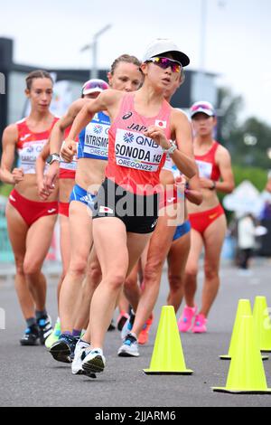 Oregon, USA. 22nd July, 2022. Serena Sonoda (JPN) Athletics : IAAF World Championships Oregon 2022 Women's 35km Race Walk in Oregon, USA . Credit: Yohei Osada/AFLO SPORT/Alamy Live News Stock Photo