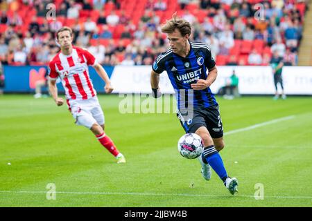 Aalborg, Denmark. 24th July, 2022. William Boving (24) of FC Copenhagen seen during the 3F Superliga match between Aalborg Boldklub and FC Copenhagen at Aalborg Portland Park in Aalborg. (Photo Credit: Gonzales Photo/Alamy Live News Stock Photo