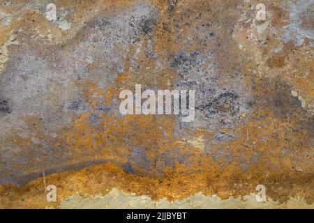 Stone slab in natural tones and with a rustic surface Stock Photo