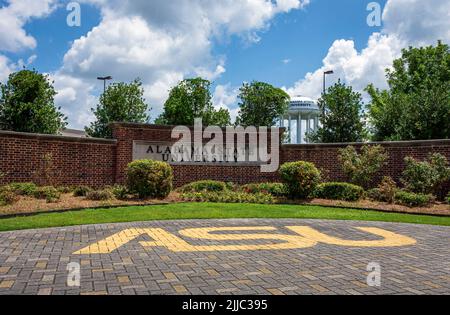 Montgomery, Alabama, USA - July 4, 2022: Alabama State University is a public historically black university in the city of Montgomery, Alabama. Founde Stock Photo