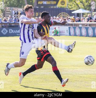 The Charleston Battery is a professional soccer team in Charleston, S.C. Stock Photo