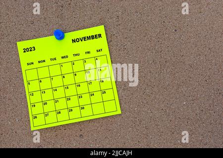 Sticky Note Calendar