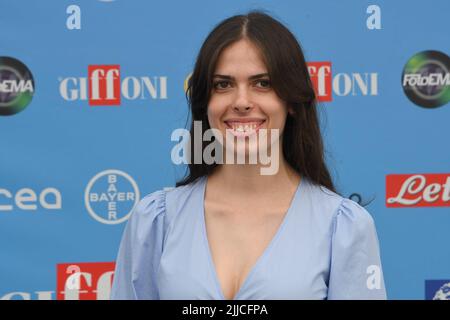 Giffoni Vallepiana, Italy. 23rd July, 2022. Giffoni Vallepiana Giffoni Film  Festival Photocall Unica, In the photo: Camilla Crisciotti Credit:  Independent Photo Agency/Alamy Live News Stock Photo - Alamy