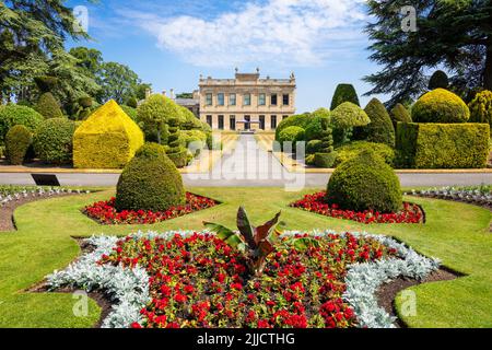 Brodsworth hall and gardens Formal gardens in a Victorian country house at Brodsworth near Doncaster South Yorkshire England uk gb Europe Stock Photo