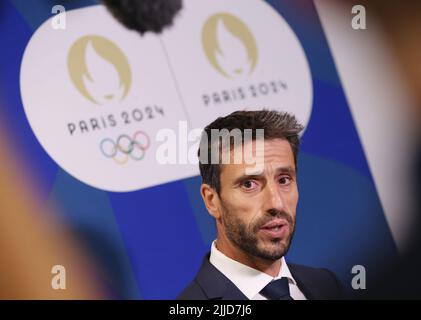 Paris, France, July 25, 2022. Head of Paris 2024 Olympics Tony ...