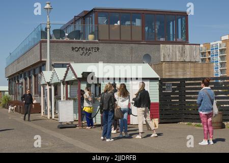 Rockwater bar and restaurant on Hove seafront , Brighton , Sussex ...