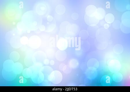 Abstract blurred fresh vivid spring summer light delicate pastel gradient  blue turquoise pink bokeh background texture with bright circular soft  color Stock Photo - Alamy