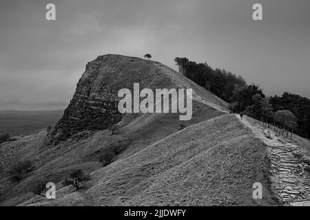 Back Tor on the great ridge, Peak District National Park, Derbyshire Stock Photo