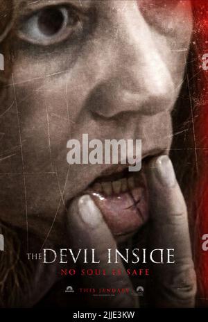 SUZAN CROWLEY POSTER, THE DEVIL INSIDE, 2012 Stock Photo