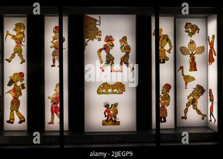 Istanbul, Turkey - June 18 2022: Shadow play characters in the old Ottoman Stock Photo