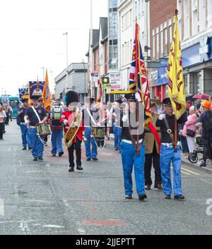 Orange Day Parade !2th JUly Stock Photo