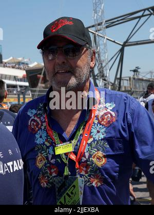 24.07.2022, Circuit Paul Ricard, Le Castellet, FORMULA 1 LENOVO GRAND PRIX DE FRANCE 2022  , im Bild Der französischer Schauspieler Jean Reno. Stock Photo