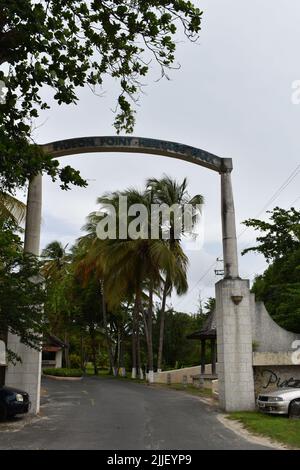 Pigeon Point, Tobago - July 12, 2022 - Pigeon Point Heritage Park Stock Photo