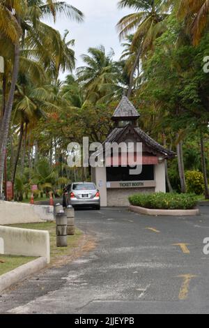 Pigeon Point, Tobago - July 12, 2022 - Pigeon Point Heritage Park Stock Photo