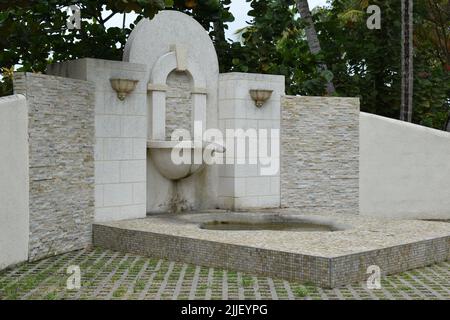 Pigeon Point, Tobago - July 12, 2022 - Pigeon Point Heritage Park Stock Photo