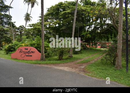 Pigeon Point, Tobago - July 12, 2022 - Pigeon Point Heritage Park Stock Photo